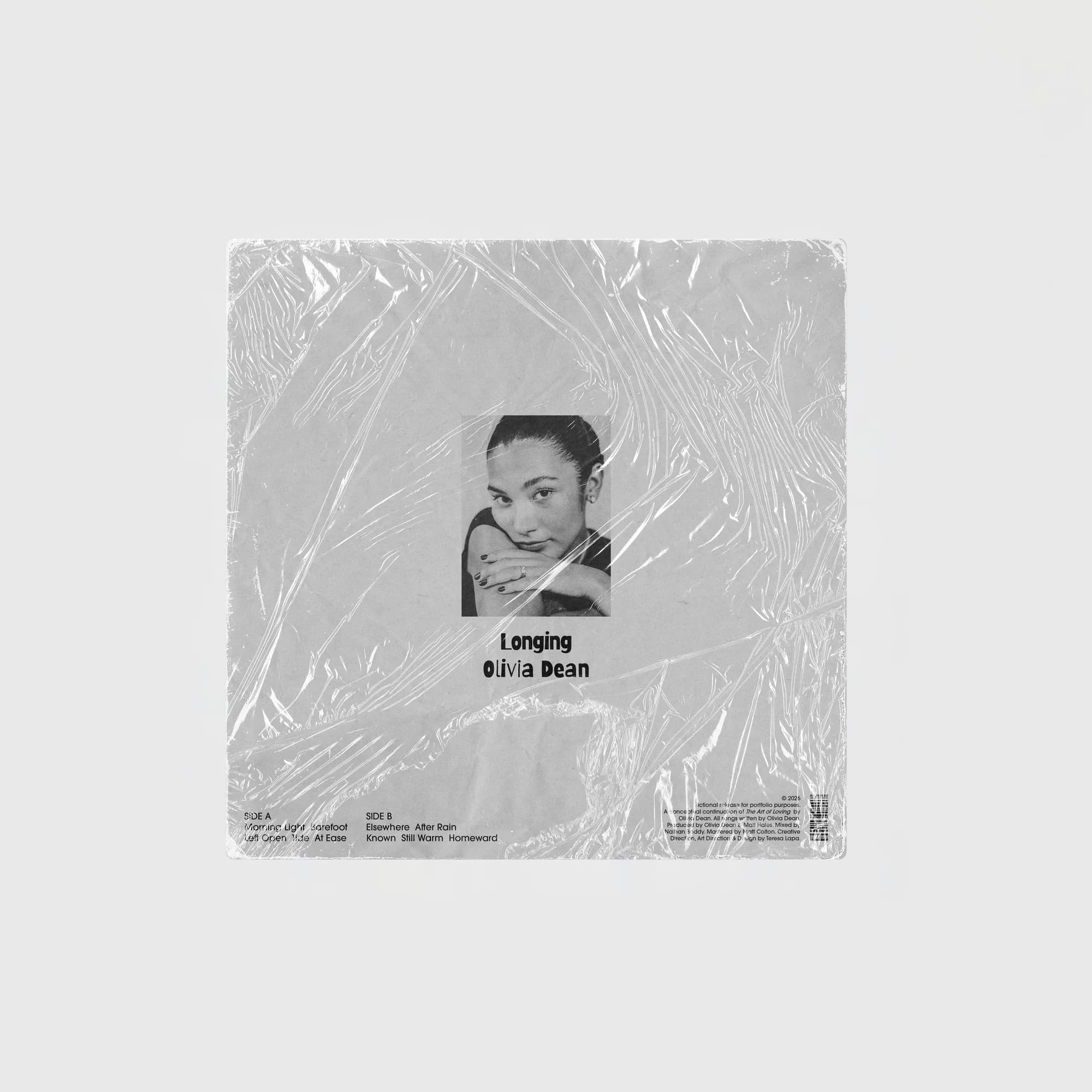 The back cover under shrinkwrap